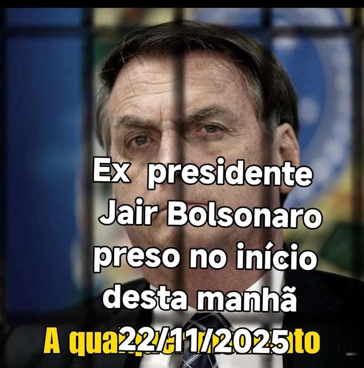 🚨 BOLSONARO É PRESO PREVENTIVAMENTE PELA POLÍCIA FEDERAL EM BRASÍLIA 🚨